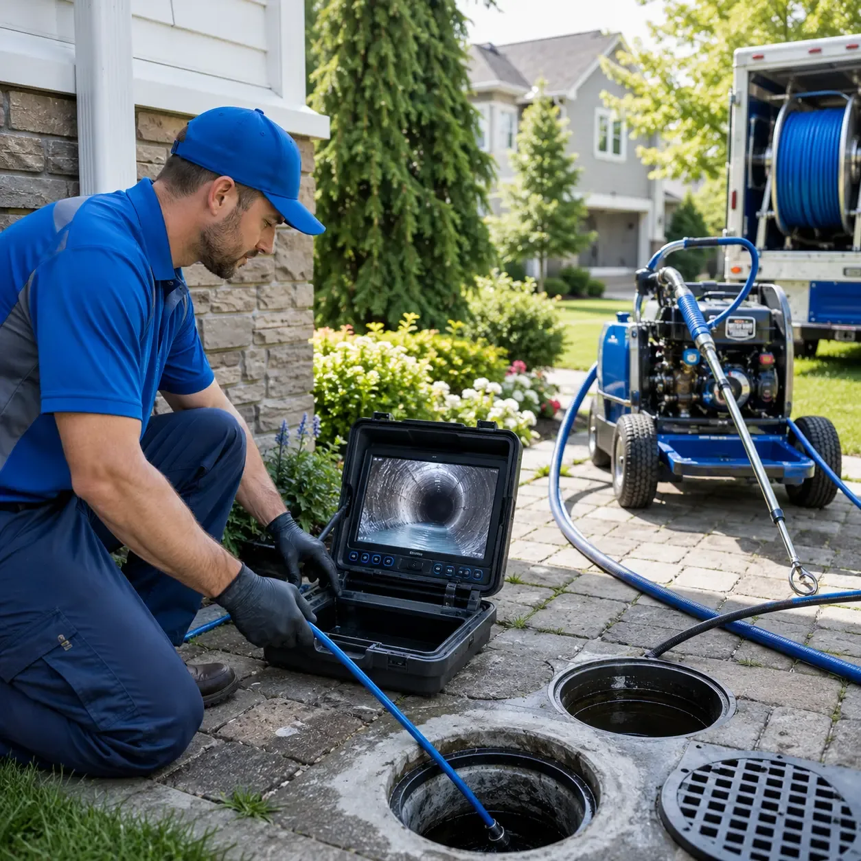 Outdoor drain cleaning professionals serving Pittsfield, VT